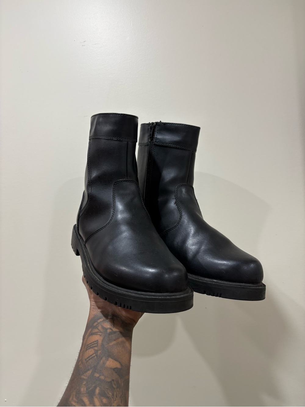 Classic Motorcycle Engineer Boots - Picture 2 of 3